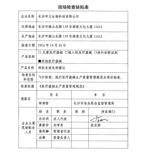 湖南省医疗器械生产企业飞行检查情泛亚电竞况公告(图9)