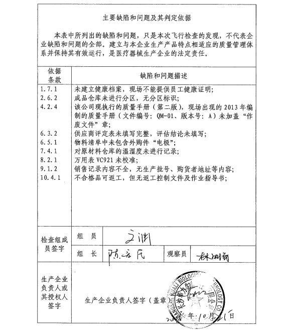 湖南省医疗器械生产企业飞行检查情泛亚电竞况公告(图10)